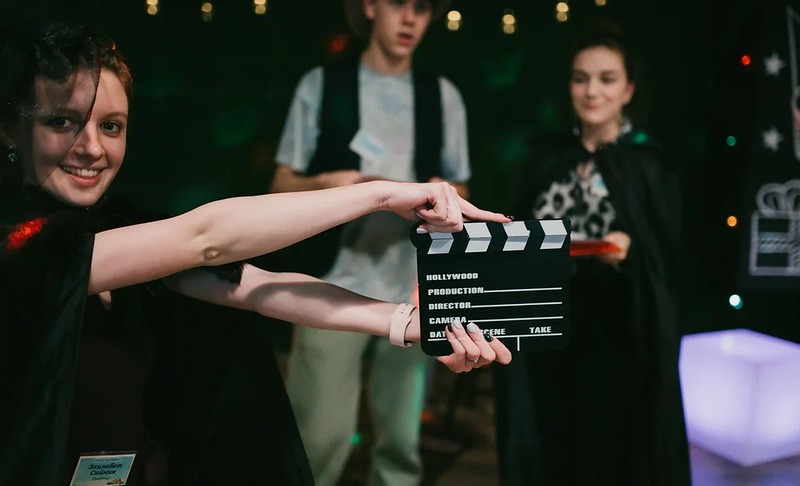 Городские огни и праздничное настроение в Харкові