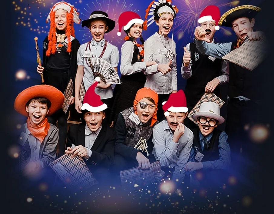 Новий рік в школі в Харкові.